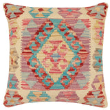 Bohemian Koch Turkish Hand-Woven Kilim Pillow - 18'' x 18''