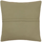 handmade Traditional Pillow Rust Beige Hand-Woven SQUARE 100% WOOL  Hand woven turkish pillow  2 x 2