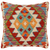 Bohemian Ryder Turkish Hand-Woven Kilim Pillow - 19 x 20