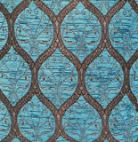 handmade Geometric Pillow Turquoise Grey Handmade RECTANGLE throw pillow 2 x 2