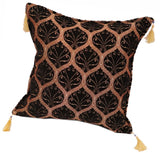 handmade Geometric Pillow Black Gold Handmade RECTANGLE throw pillow 2 x 2