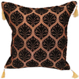 handmade Geometric Pillow Black Gold Handmade RECTANGLE throw pillow 2 x 2