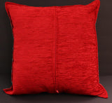 handmade Geometric Pillow Red Blue Handmade RECTANGLE throw pillow 2 x 2