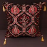 Arum Lilac Chenille Turkish Decorative Pillow