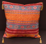 Anatolian Astilbe Chenille Turkish Decorative Pillow
